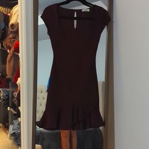 Square neck mini dress
